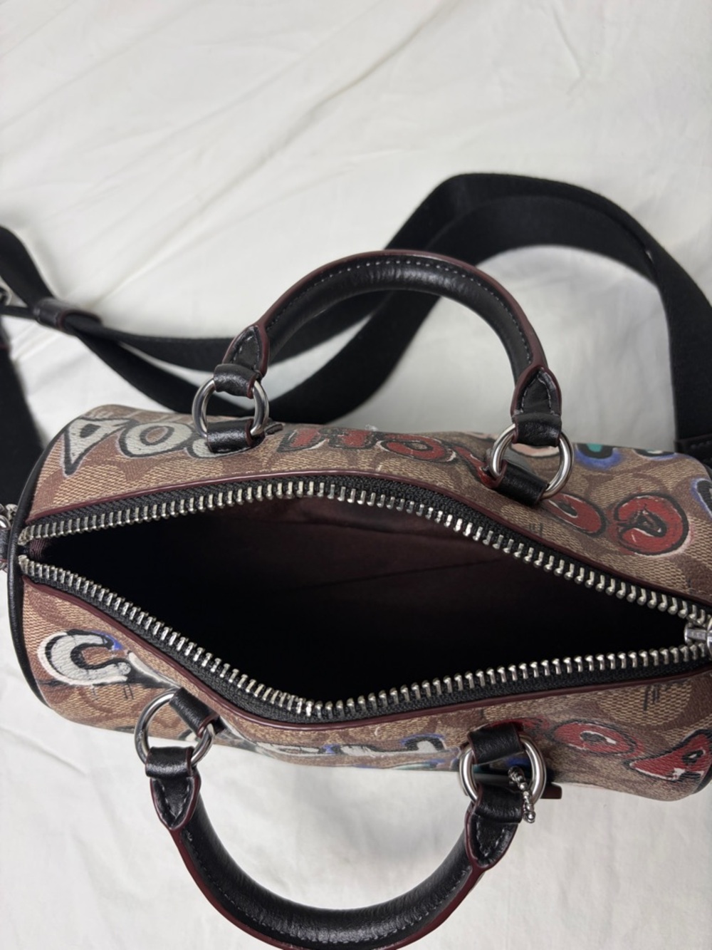 Coach x Mint + Serf Graffiti Mini Satchel Crossbody – Rare Collab 🎨 - Picture 11 of 13